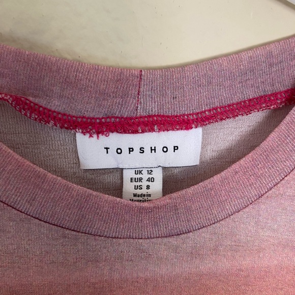 Topshop mountain print mesh t - Picture 2 of 4